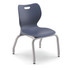 HNI CORPORATION HONSL4L12EREP HON Smartlink 4-Leg Plastic 12inH Stackable Chairs, Regatta/Platinum, Set Of 4 Chairs