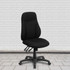 FLASH FURNITURE BT90297H  Ergonomic Fabric High-Back Multi-Function Task Chair, Black
