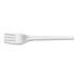 VEGWARE VWFK65 White CPLA Cutlery, Fork, 1,000/Carton