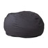 FLASH FURNITURE DGBEANLGSLDGY  Oversized Bean Bag Chair For Kids And Adults, Gray