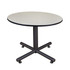REGENCY SEATING, INC. TKB48RNDPL Regency Kobe X-Base Round Breakroom Table, 29inH x 48inW x 48inD, Maple