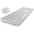 DELL MARKETING L.P. KM5221W-WH-US Dell Pro KM5221W Keyboard & Mouse - USB Plunger Wireless 2.40 GHz Keyboard - White - USB Wireless Mouse - Optical - 4000 dpi - QWERTY - White - Volume Control, Mute Hot Key(s) - AA