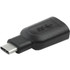 Certified by USB-IF to be compliant with USB 3.1 Gen 1 Standard; backwards compatibility to USB 3.0 and 2.0; power output up to 5V, 3 Amp  Female adapter ensures easy connections and reliable performance, supporting data transfer up to 5 Gbps  Reversible design - easily insert the connector into any Type-C enabled device (does not matter which side is up)  Type-C port is half the width and one-third the height of a standard USB-A connector (slightly larger compared to Lightning or Micro-USB ports)  Connect standard USB Type-A enabled devices and peripherals (flash drives, keyboards, mice and more) to USB Type-C enabled devices (USB Type-A cable not included)