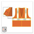 TENACIOUS HOLDINGS, INC. ergodyne® 21319 GloWear 8230Z Class 2 Two-Tone Mesh Zipper Vest, Polyester, 4X-Large/5X-Large, Orange