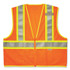 TENACIOUS HOLDINGS, INC. ergodyne® 21319 GloWear 8230Z Class 2 Two-Tone Mesh Zipper Vest, Polyester, 4X-Large/5X-Large, Orange