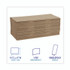 BOARDWALK 6210 Singlefold Paper Towels, 1-Ply, 9 x 9.45, Natural, 250/Pack, 16 Packs/Carton