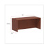 ALERA VA21-6630MC Alera Valencia Series Straight Front Desk Shell, 65" x 29.5" x 29.63", Medium Cherry