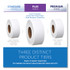 KIMBERLY-CLARK PROFESSIONAL Scott® 03148 Essential JRT Jumbo Roll Bathroom Tissue, Septic Safe, 2-Ply, 3.55" x 1,000 ft, White, 4 Rolls/Carton