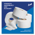 KIMBERLY-CLARK PROFESSIONAL Scott® 03148 Essential JRT Jumbo Roll Bathroom Tissue, Septic Safe, 2-Ply, 3.55" x 1,000 ft, White, 4 Rolls/Carton