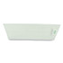 UNGER EF40F Excella Finishing Pad, Microfiber, 20", White, 5/Pack
