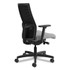 HON COMPANY I2M2AMLC22TK Ignition 2.0 4-Way Stretch Mid-Back Mesh Task Chair, Adjustable Lumbar Support, Frost Seat, Black Back/Base