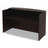 ALERA VA327236ES Alera Valencia Series Reception Desk with Transaction Counter, 71" x 35.5" x 29.5" to 42.5", Espresso