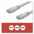 STAPLES BRANDS GROUP TECH ST62446 CAT6 Ethernet Cable, 25 ft, Gray