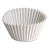 HOFFMASTER BL350-65 Fluted Bake Cups, 8 oz, 3.5 x 1.5 x 0.5, White, Paper, 500/Pack, 10 Packs/Carton