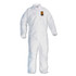SMITH AND WESSON KleenGuard™ 44313 A40 Elastic-Cuff and Ankles Coveralls, White, Large, 25/Carton