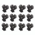 SMITH AND WESSON KleenGuard™ 97271 G40 Latex Coated Gloves, EN388: 2142, Medium (Size 8), Gray/Black, 12 Pairs