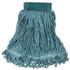 RUBBERMAID COMMERCIAL PROD. D252 GRE Super Stitch Blend Mop Head, Cotton/Synthetic, Medium, Green, 6/Carton