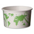 ECO-PRODUCTS,INC. EP-BSC5-WDL World Art PLA-Laminated Soup Containers, 5 oz, White/Green, Paper, 1,000/Carton