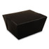 SOUTHERN CHAMPION TRAY SCT® 0751 ChampPak Carryout Boxes, 4.37 x 3.5 x 2.5, Black, Paper, 450/Carton