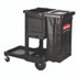 RUBBERMAID COMMERCIAL PROD. 1861443 Cleaning Cart Locking Door Kit, Black