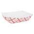 SOUTHERN CHAMPION TRAY SCT® 0429 Paper Food Baskets, 5 lb Capacity, 8.48 x 5.86 x 2.09, Red/White, Paper, 500/Carton