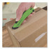 EVERSHARP PEN CO. Westcott® 00741 Ceramic Safety Cutter with Fold-Out Film Cutter, Plastic Handle, Green