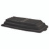 RUBBERMAID COMMERCIAL PROD. 1028 BLA Hinged Dome Tilt Truck Lid, 31.75w x 61d x 8.75h, Black