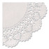 HOFFMASTER 500106 Cambridge Lace Doilies, Round, 12", White, 4,000/Carton