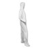 SMITH AND WESSON KleenGuard™ 44337 A40 Elastic-Cuff, Ankle, Hood and Boot Coveralls, 4X-Large, White, 25/Carton