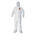 SMITH AND WESSON KleenGuard™ 44337 A40 Elastic-Cuff, Ankle, Hood and Boot Coveralls, 4X-Large, White, 25/Carton