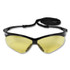SMITH AND WESSON KleenGuard™ 25659 Nemesis Safety Glasses, Black Frame, Amber Lens