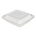 SOUTHERN CHAMPION TRAY SCT® 18942 ChampWare Molded-Fiber Clamshell Containers, 8" x 8", White, Sugarcane, 200/Carton
