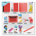 MIX N MORE enday 1319 Back to School Supplies Kit for Grades K-5, Red