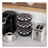 EMS MIND READER LLC PODSUS45BLK Anchor Collection 3-Tier Single Serve Pod Carousel Countertop Organizer, 9.5 x 9.5 x 11.75, Black
