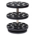 EMS MIND READER LLC PODSUS45BLK Anchor Collection 3-Tier Single Serve Pod Carousel Countertop Organizer, 9.5 x 9.5 x 11.75, Black