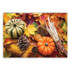 HOFFMASTER 702081 Placemats, Three Autumn Days Photo Designs, Smooth Surface, Straight Edges, 14" x 10", Multicolor, 1,000/Carton