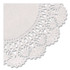 HOFFMASTER 500015 Cambridge Lace Doilies, Round, 5", White, 10,000/Carton