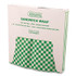 BAGCRAFT 057950 Grease-Resistant Paper Wraps and Liners, 12 x 12, Green Check, 1,000/Box, 5 Boxes/Carton