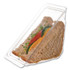 ECO-PRODUCTS,INC. EP-SWH3 Compostable Takeout Wedge Sandwich Containers, 4.25 x 4.25 x 6.5 x 3, Clear, Plastic, 500/Carton