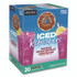 KEURIG DR PEPPER The Original Donut Shop® 0532CT ICED Refreshers K-Cup Pods, Mango Dragonfruit Lemonade, 20/Box, 4 Boxes/Carton