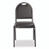 NATIONAL PUBLIC SEATING NPS® 9210BT2 9200 Series Premium Upholstered Stack Chair, Vinyl, Supports Up to 500 lb, 19" Seat Height, Black Seat/Back, Black Base, 2/PK