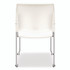 NATIONAL PUBLIC SEATING NPS® 880111014 8800 Series Cafetorium Plastic Stack Chair, Supports Up to 500 lb, 18" Seat Height, White Seat/Back, Chrome Base, 4/Pack