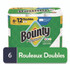 PROCTER & GAMBLE Bounty® 16008 Select-a-Size Kitchen Roll Paper Towels, 2-Ply, White, 10.2 x 11, 75 Sheets/Roll, 6 Triple Rolls/Pack