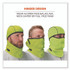 TENACIOUS HOLDINGS, INC. ergodyne® 16834 N-Ferno 6823 Hinged Balaclava Face Mask, Fleece, One Size Fits Most, Lime