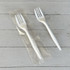 BOARDWALK FORKMWPPIW Mediumweight Wrapped Polypropylene Cutlery, Fork, 5.51", Plastic, White, 1,000/Carton