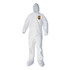 SMITH AND WESSON KleenGuard™ 44336 A40 Elastic-Cuff, Ankle, Hood and Boot Coveralls, 3X-Large, White, 25/Carton