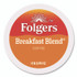 KEURIG DR PEPPER Folgers® 0448CT Breakfast Blend Coffee K-Cup, 24/Box, 4 Boxes/Carton
