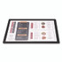 EXCELLO GLOBAL PRODUCTS PLSMENU1117C Menu Holder For 11 x 17 Menus, Landscape Orientation, 18.9 x 12.6 Holder, Clear/Black