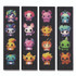 THE PENCIL GRIP TPG Creations™ 89380 Sandy Cuties Zen Strips, Ages 6 and Up, Assorted Colors or Purple Field, 80/Carton