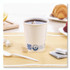 DART SOLO® W370RCPLANET Recycled Content PCF Paper Hot Cups, 10 oz, ProPlanet Seal, White/Blue, 480/Carton
